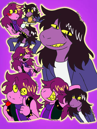 Susie doodles (Deltarune)