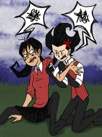 Sibling fight (Don't Starve)