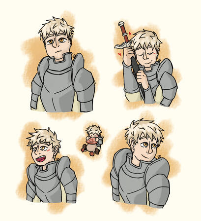 Laios doodles (Dungeon Meshi)