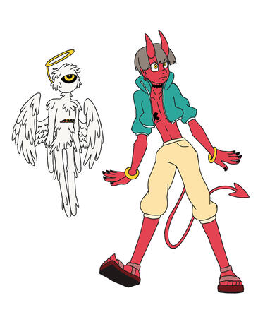 Little devil, little angel