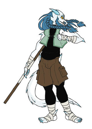 Snooze, dragonborn monk